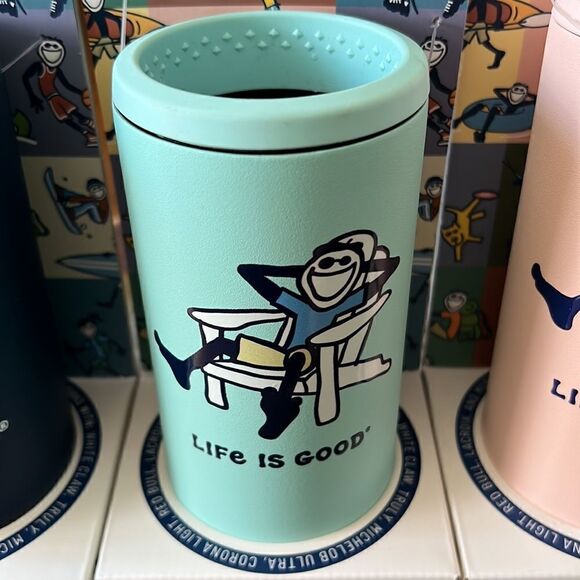 Life Is Good Slim Can Coolers(each sold individually) - Picture 4 of 8